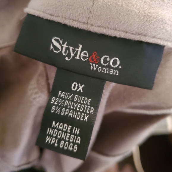 Faux Suede Jacket - Picture 3 of 3